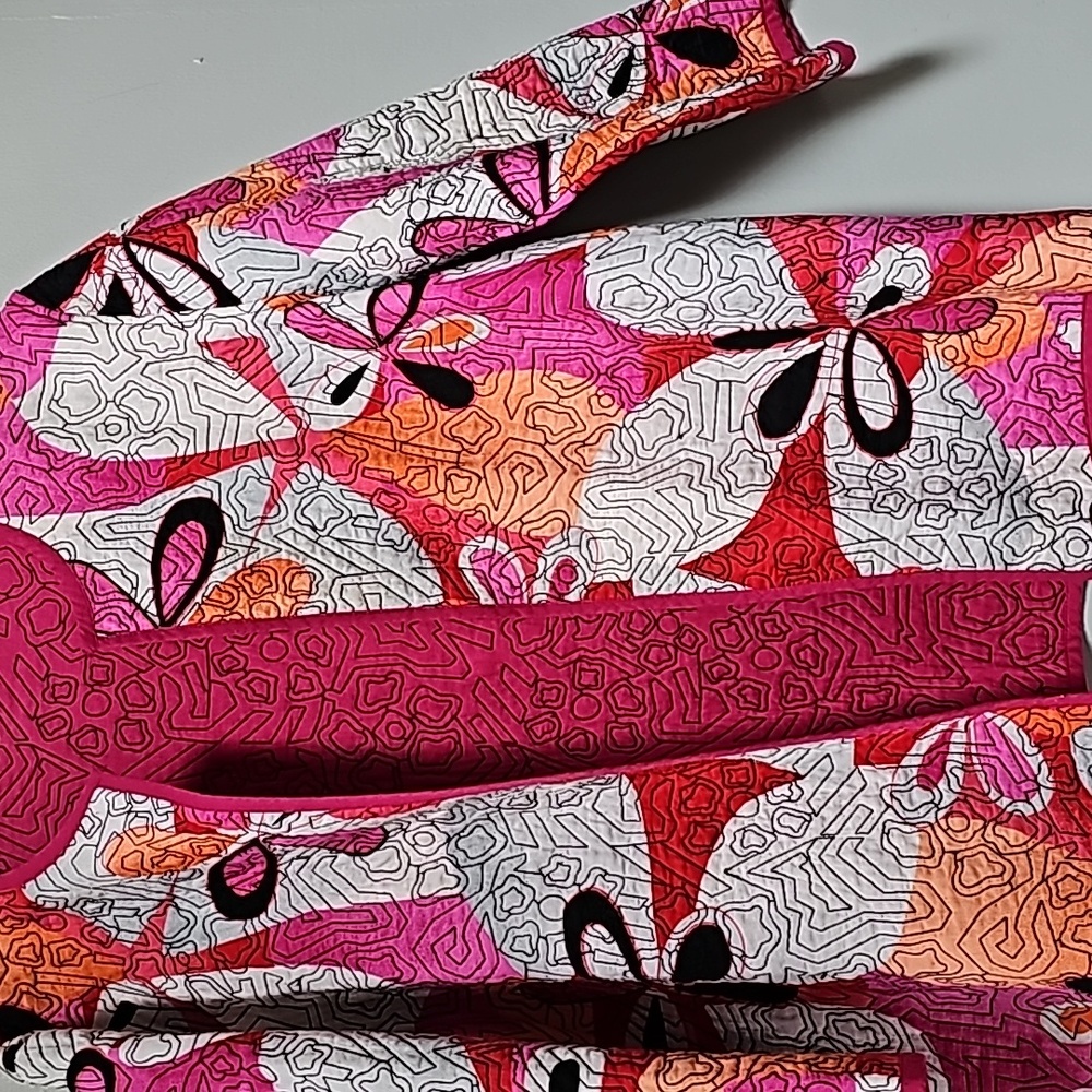 SIZE 3.  CHICOS REVERSIBLE OPEN JACKET